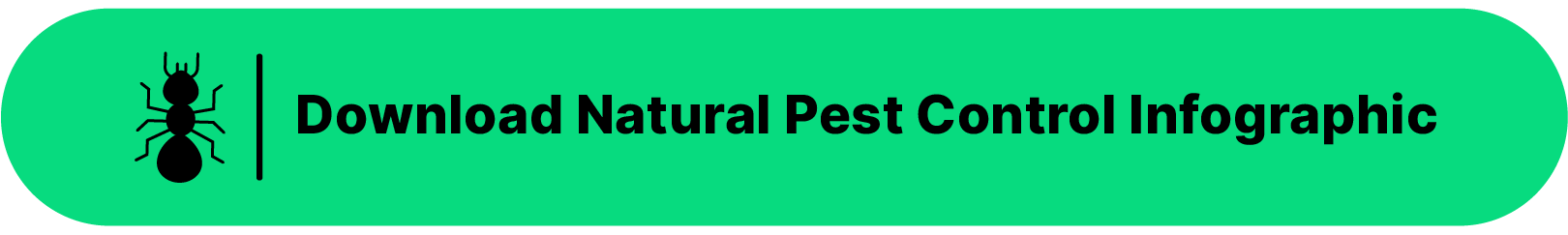 Green download button with an ant on the left that reads "Download Natural Pest Control Infographic"